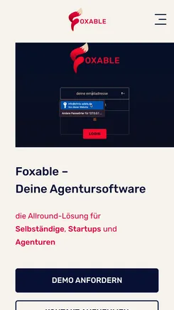Website Foxable Mobile